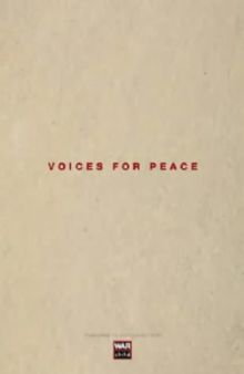 Voices for Peace: An Anthology