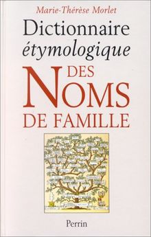 Dictionnaire étymologique des noms de famille