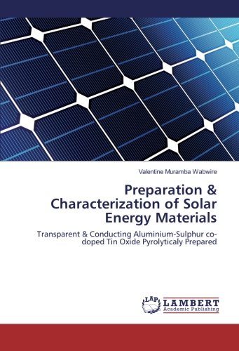Preparation & Characterization of Solar Energy Materials: Transparent & Conducting Aluminium-Sulphur co-doped Tin Oxide Pyrolyticaly Prepared