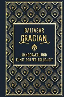 Handorakel und Kunst der Weltklugheit: Leinen mit Goldprägung