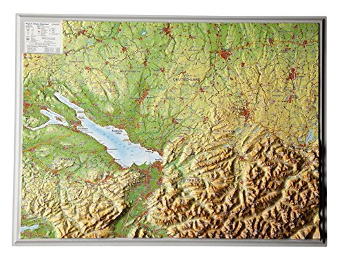 Relief Allgäu Bodensee (1:400.000)
