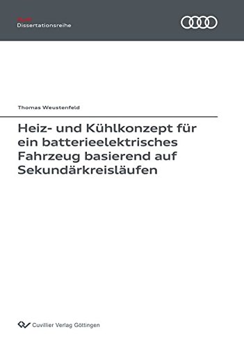Heiz- und Kühlkonzept für ein batterieelektrisches Fahrzeug basierend auf Sekundärkreisläufen (Audi Dissertationsreihe)