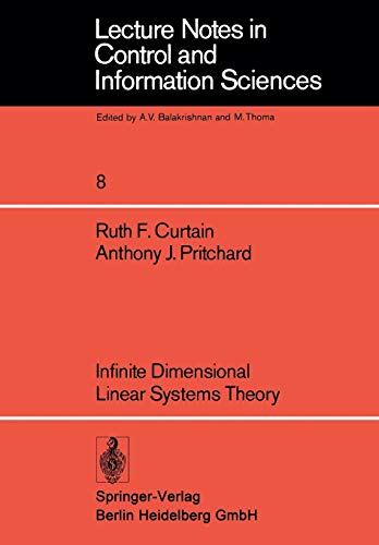 Infinite Dimensional Linear Systems Theory (Lecture Notes in Control and Information Sciences (8), Band 8)