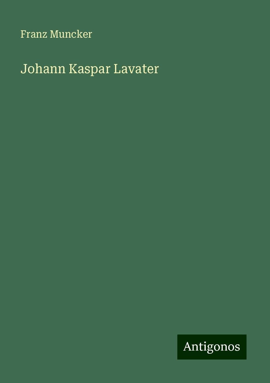 Johann Kaspar Lavater