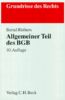 Allgemeiner Teil des BGB
