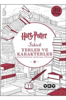 Harry Potter Sihirli Yerler ve Karakterler: Kartpostal Boyama Kitabı