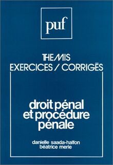 Droit pénal et procédure pénale