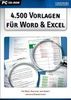 4.500 Vorlagen für Word & Excel