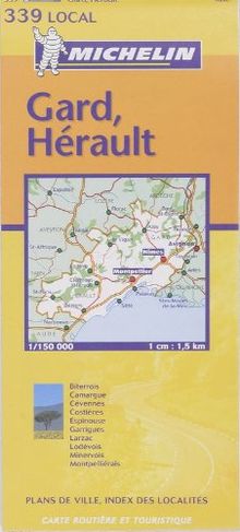Carte routière : Gard - Hérault, N° 11339 von Michelin Travel Publications | Buch | Zustand akzeptabel
