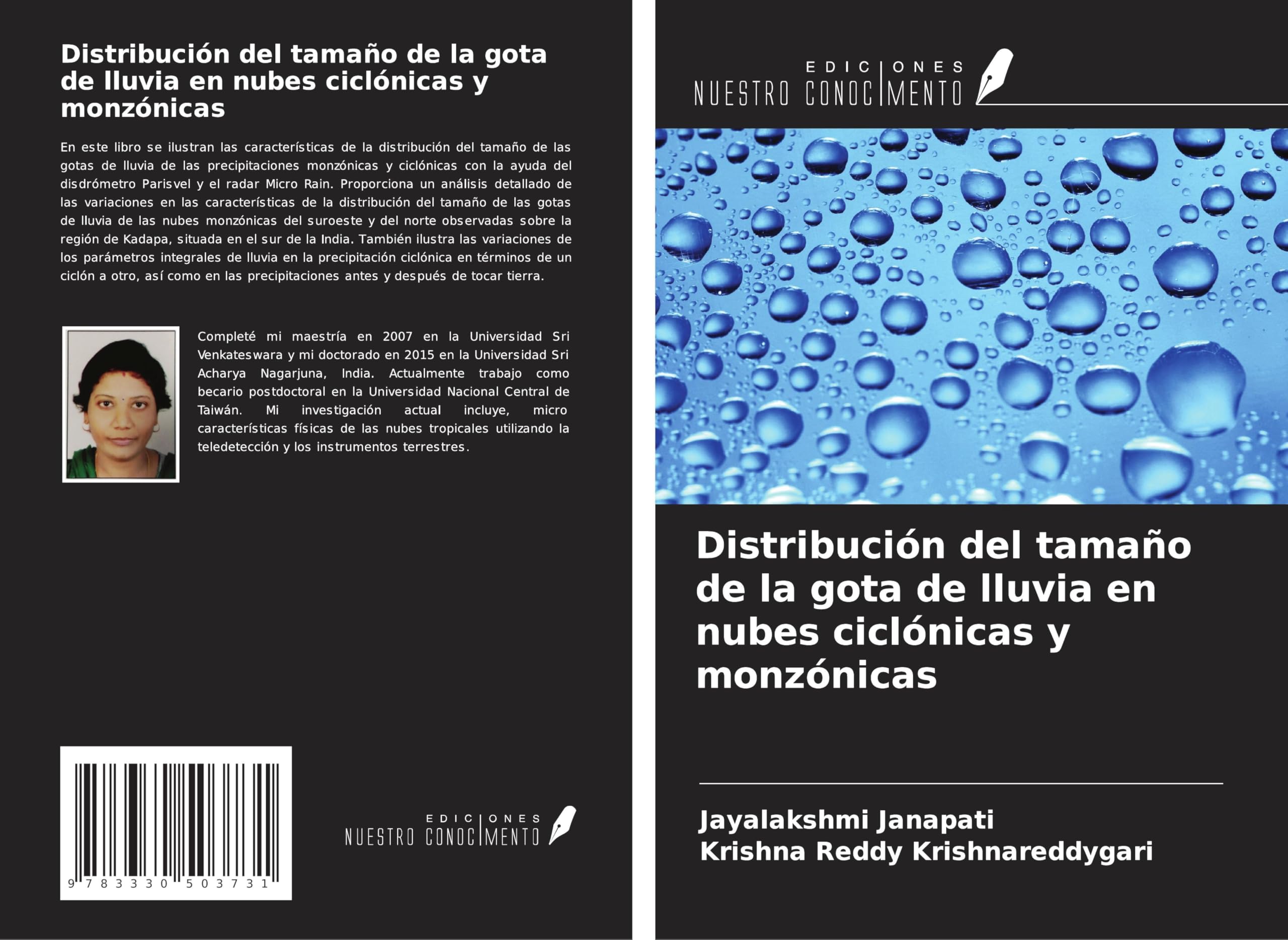 Distribución del tamaño de la gota de lluvia en nubes ciclónicas y monzónicas