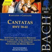 Edition Bachakademie Vol. 19 (Geistliche Kantaten BWV 58-61)