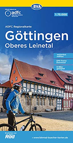 ADFC-Regionalkarte Göttingen Oberes Leinetal, 1:75.000, reiß- und wetterfest, GPS-Tracks Download (ADFC-Regionalkarte 1:75000)