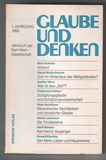 Glaube und Denken: Jahrbuch der Karl-Heim-Gesellschaft