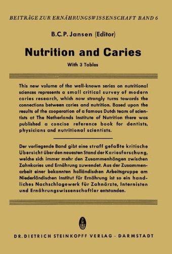 Nutrition and Caries (Beiträge zur Ernährungswissenschaft)