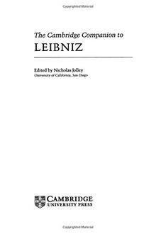 The Cambridge Companion to Leibniz (Cambridge Companions to Philosophy)