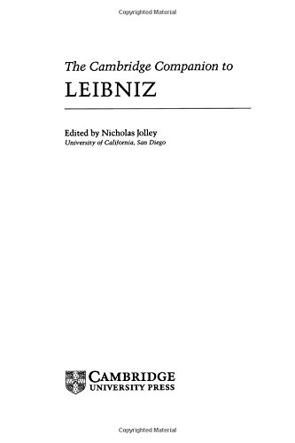 The Cambridge Companion to Leibniz (Cambridge Companions to Philosophy)