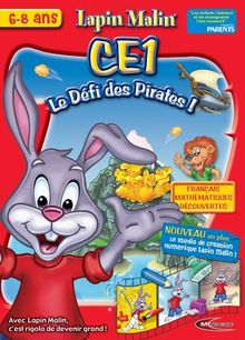 Lapin Malin CE1 : Le défi des pirates ! - version 2005/2006