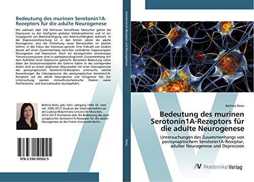 Bedeutung des murinen Serotonin1A-Rezeptors für die adulte Neurogenese: Untersuchungen des Zusammenhangs von postsynaptischem Serotonin1A-Rezeptor, adulter Neurogenese und Depression