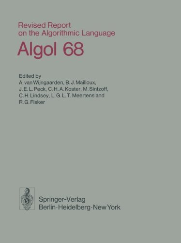 Revised Report on the Algorithmic Language ALGOL 68