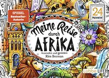 Meine Reise durch Afrika: Ausmalen und genießen. 24 Postkarten (Die Welt wird bunt, Band 13)