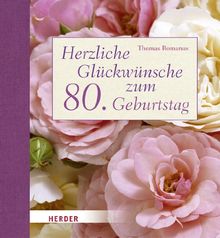 Herzliche Glückwünsche zum 80. Geburtstag