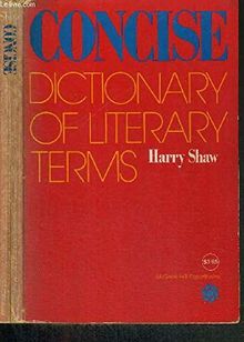 Concise Dictionary of Literary Terms