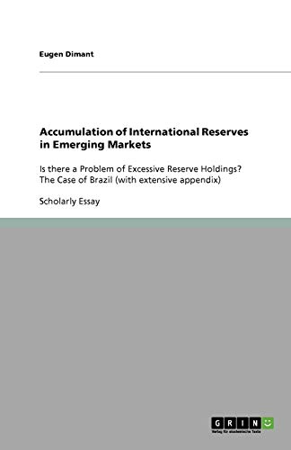Accumulation of International Reserves in Emerging Markets: Is there a Problem of Excessive Reserve Holdings? The Case of Brazil (with extensive appendix)