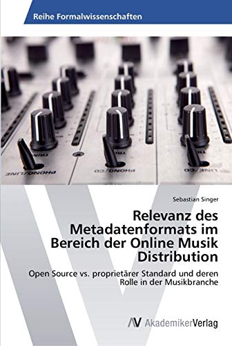 Relevanz des Metadatenformats im Bereich der Online Musik Distribution: Open Source vs. proprietärer Standard und deren Rolle in der Musikbranche