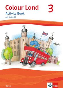 Colour Land ab Klasse 3 - Ausgabe für Bayern / Activity Book mit Audio-CD