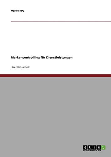 Markencontrolling für Dienstleistungen