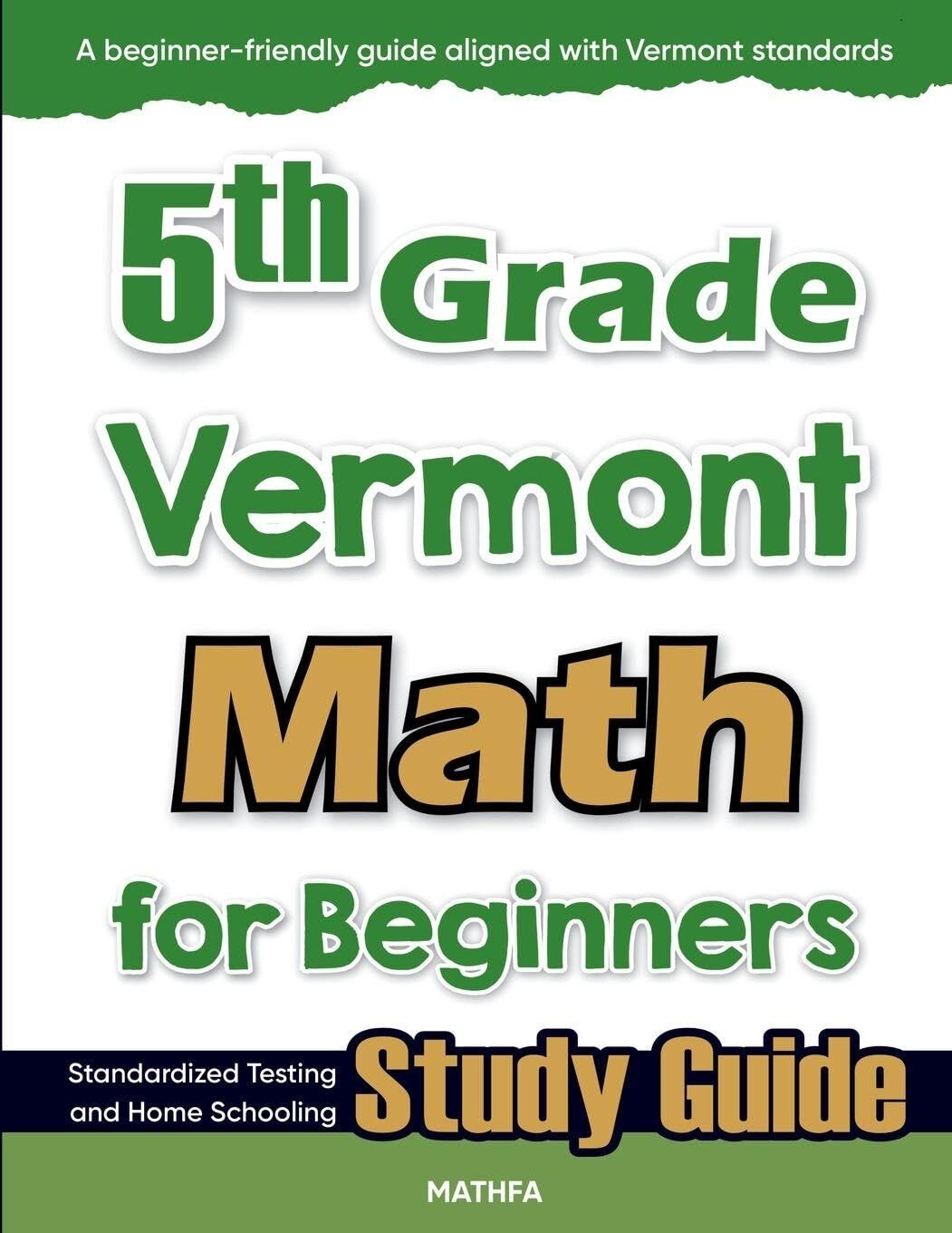 5th Grade Vermont Math for Beginners