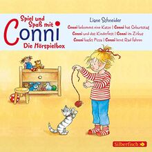 Spiel und Spaß mit Conni (Meine Freundin Conni - ab 3): »Conni bekommt eine Katze«, »Conni hat Geburtstag«, »Conni und das Kinderfest«, »Conni im ... backt Pizza«, »Conni lernt Rad fahren«: 3 CDs