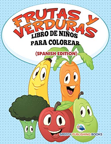 Frutas Y Verduras Libro De Niños Para Colorear