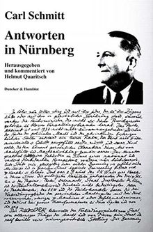 Antworten in Nürnberg.: Hrsg. und kommentiert von Helmut Quaritsch.