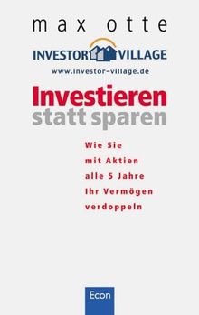 Investieren statt sparen