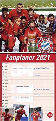 Fc Bayern Munchen Fanplaner Kalender 2021 Viel Platz Fur Eintragungen Mit Spielergeburtstagen Und Viel Platz Fur Eintragungen Von Heye
