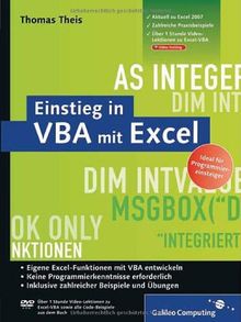 Einstieg in VBA mit Excel: Aktuell zu Excel 2007 (Galileo Computing)