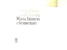 Aufgabensammlung Maschinenelemente,