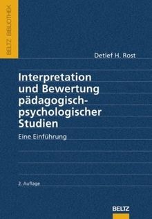 Interpretation und Bewertung pädagogisch-psychologischer Studien: Eine Einführung