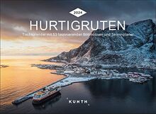 Hurtigruten 2024: KUNTH Tischkalender mit Wochenplaner