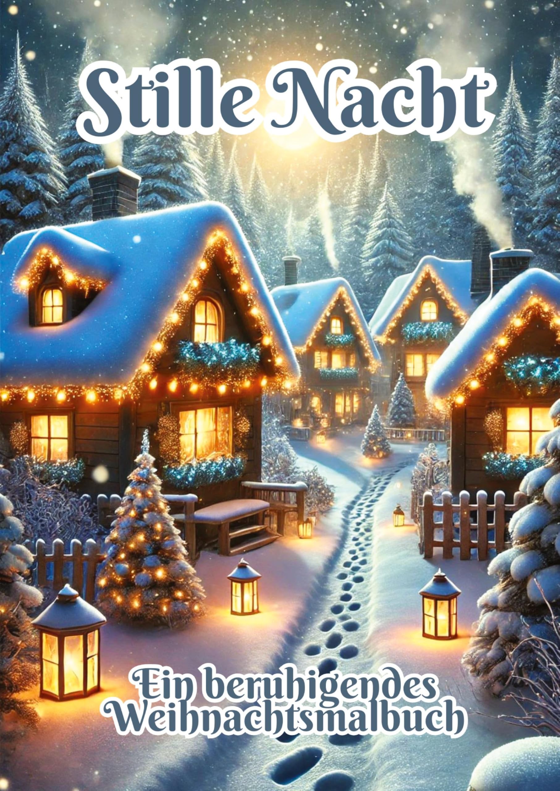 Stille Nacht: Ein beruhigendes Weihnachtsmalbuch