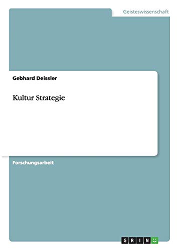 Kultur Strategie