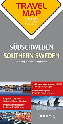 Reisekarte Südschweden 1:300.000: Travel Map Southern Sweden von Collectif | Buch | Zustand akzeptabel