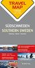Reisekarte Südschweden 1:300.000: Travel Map Southern Sweden