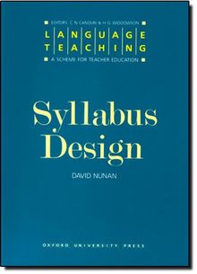 Syllabus Design (Language Teaching)