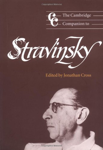 Camb Companion to Stravinsky (Cambridge Companions to Music)