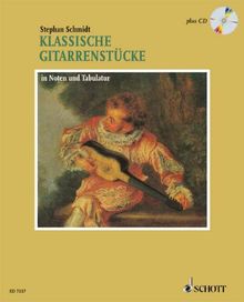 Klassische Gitarrenstücke in Noten und Tabulatur. Plus CD