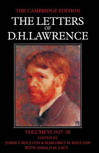 The Letters of D. H. Lawrence 8 Volume Set in 9 Paperback Pieces: The Letters of D. H. Lawrence: Volume VI 1927-28 (The Cambridge Edition of the Letters of D. H. Lawrence)