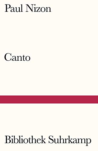 Canto - Paul Nizon Kartoniert (TB)
