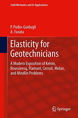 Elasticity for Geotechnicians: A Modern Exposition of Kelvin, Boussinesq, Flamant, Cerruti, Melan, and Mindlin Problems (Solid Mechanics and Its Applications)